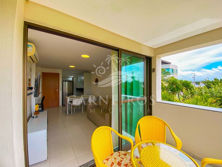 Flat 1 Quarto - Carneiros Beach Resort (B19-D)
