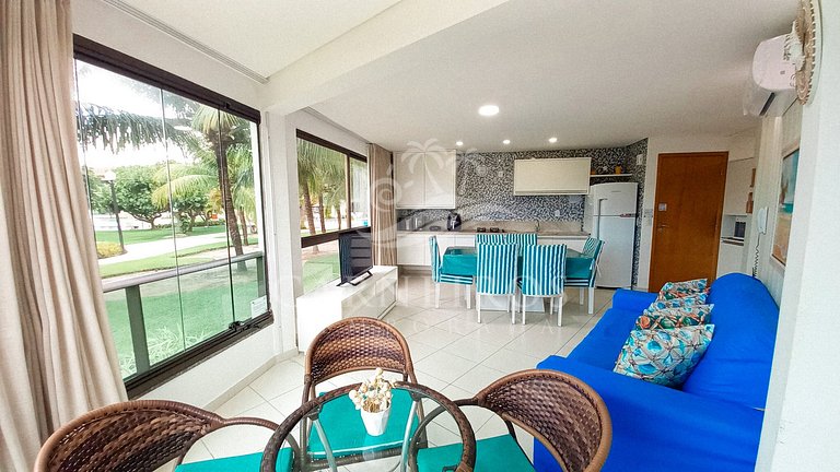 Flat 2 Quartos - Carneiros Beach Resort (A02-5)