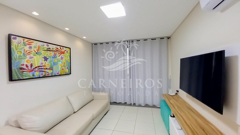 Flat 3 Quartos no Carneiros Beach Resort (A01-3)