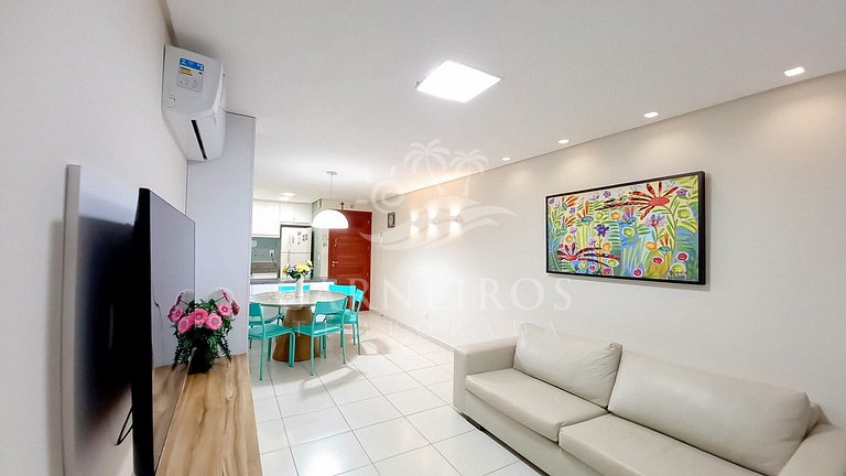 Flat 3 Quartos no Carneiros Beach Resort (A01-3)