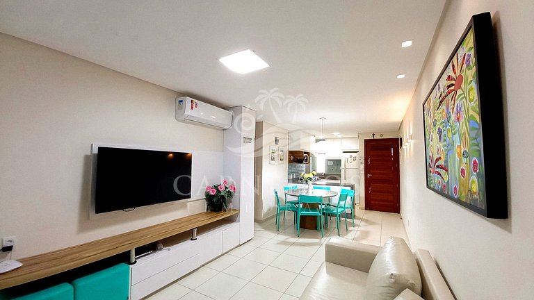 Flat 3 Quartos no Carneiros Beach Resort (A01-3)
