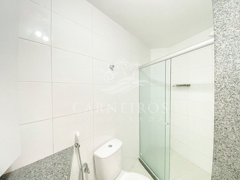 Flat 01 quarto no Carneiros Beach Resort (B12-5)