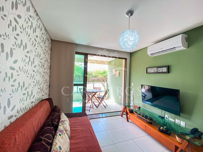 Flat 1 Quarto no Carneiros Beach Resort (A06-E)
