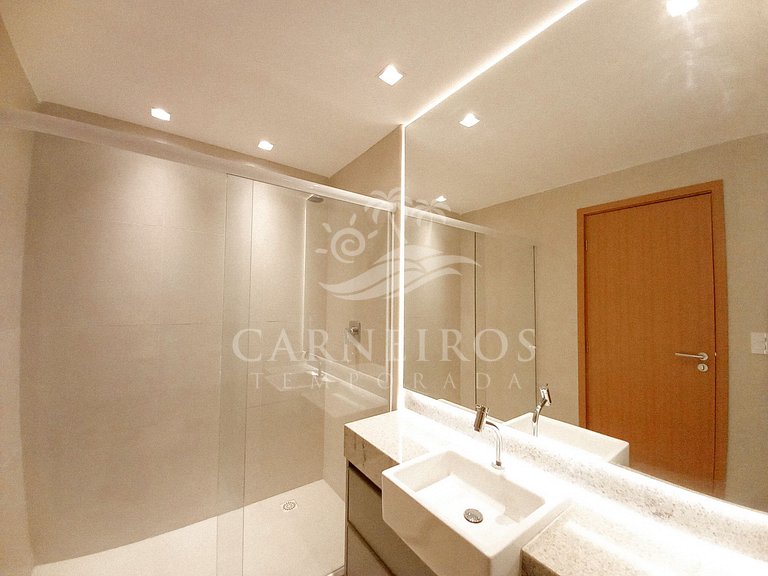 Flat 01 Quarto - Eco Resort Praia dos Carneiros (B12-2)