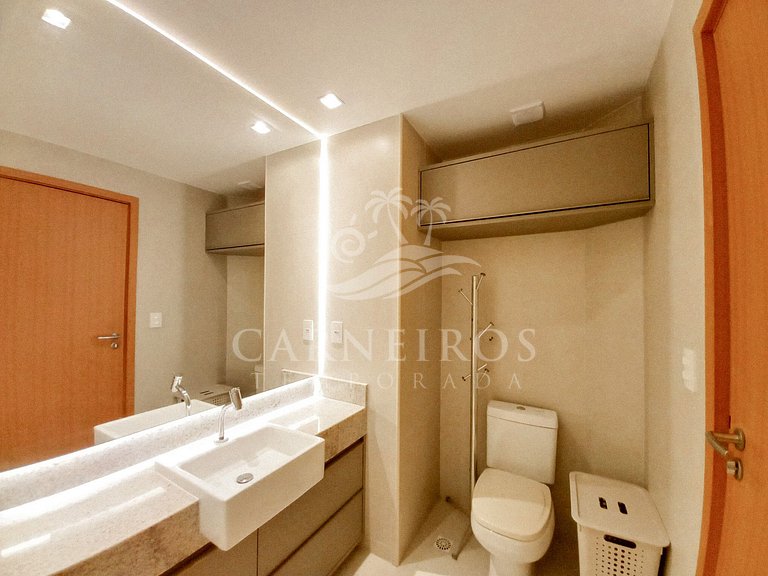 Flat 01 Quarto - Eco Resort Praia dos Carneiros (B12-2)