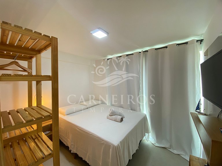 Lindo Flat no Beach Way Carneiros (B01)