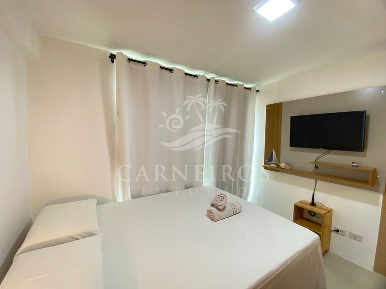 Lindo Flat no Beach Way Carneiros (B01)