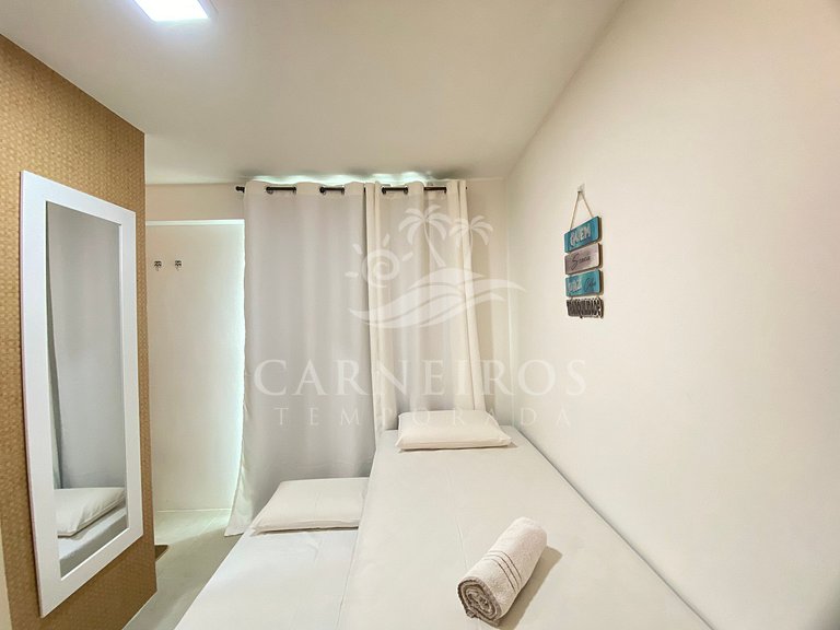 Lindo Flat no Beach Way Carneiros (B01)