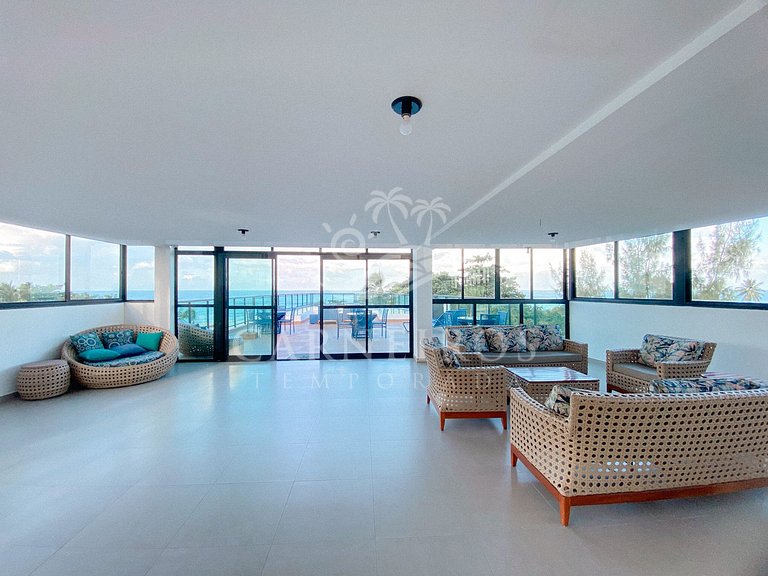 Maraca Beach Residence II - Flat com varanda (D15)