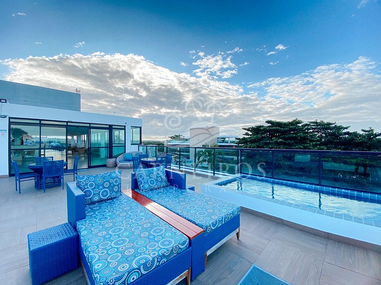 Maraca Beach Residence II - Flat com varanda (D15)