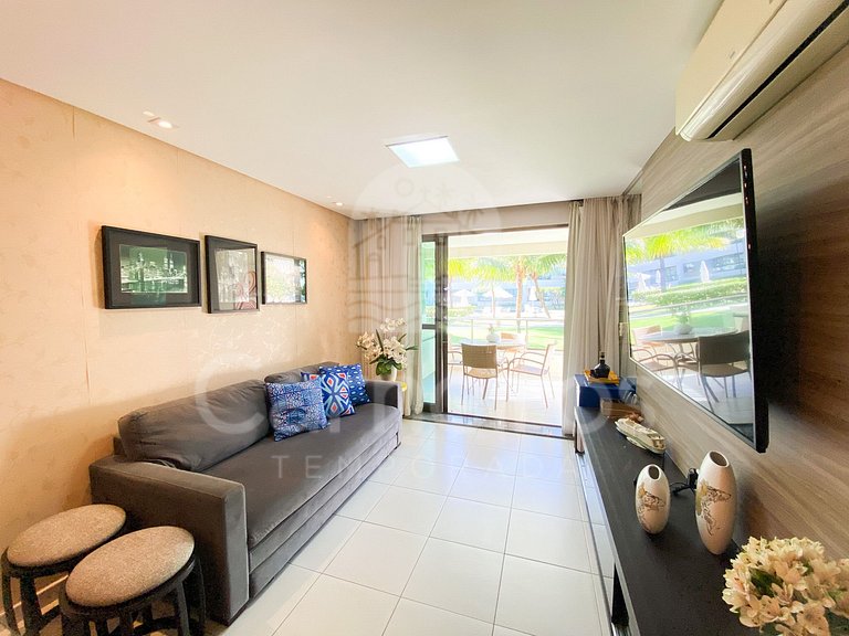 Flat 2 Quartos - Carneiros Beach Resort (A07-2)