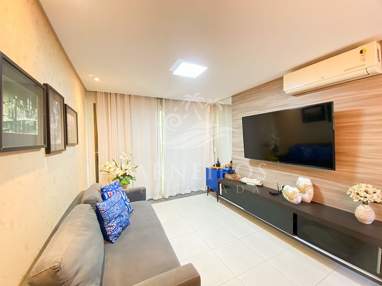 Flat 2 Quartos - Carneiros Beach Resort (A07-2)