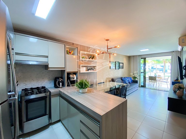 Flat 2 Quartos - Carneiros Beach Resort (A07-2)