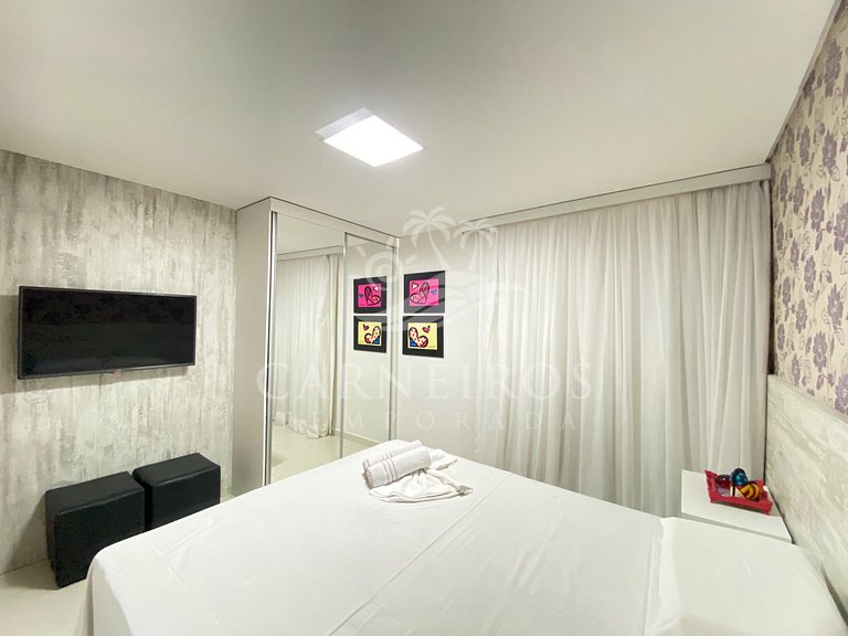 Flat 2 Quartos - Carneiros Beach Resort (A07-2)