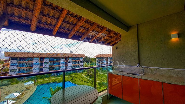 Flat 2 Quartos no La Fleur Polinésia (P D12-51)