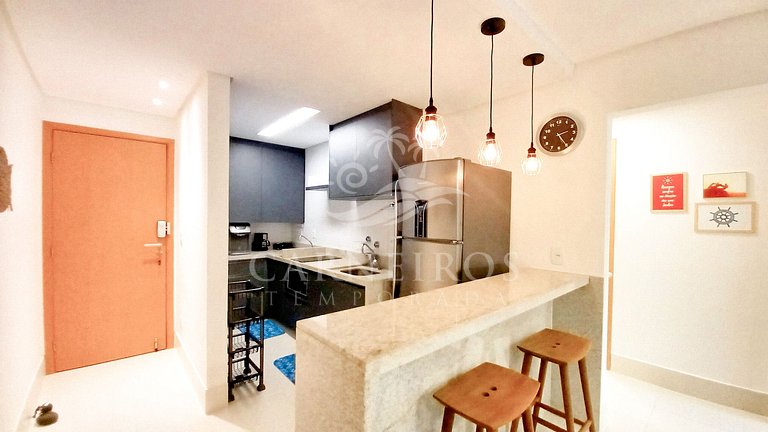 Flat 2 Quartos no La Fleur Polinésia (P D12-51)