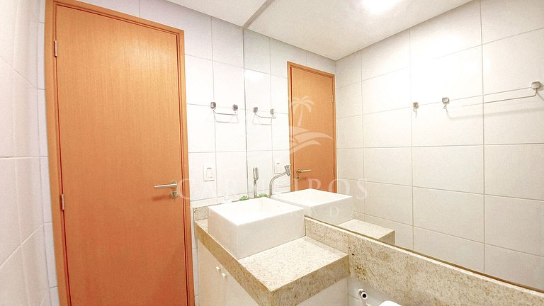 Flat 2 Quartos no La Fleur Polinésia (P D12-51)