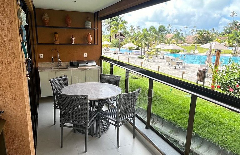 Flat 1 Quarto - Eco Resort Praia dos Carneiros (X01-2)