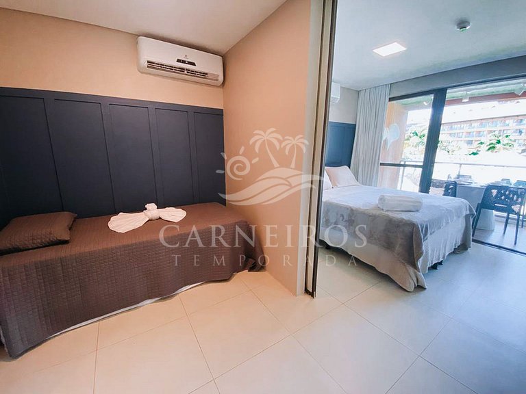 Flat no Eco Resort Praia dos Carneiros (X05)