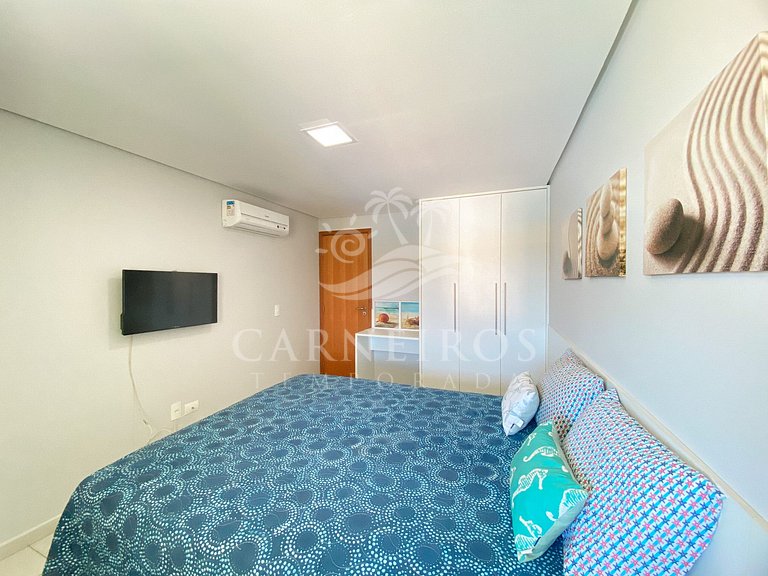 Flat 1 Quarto no Carneiros Beach Resort (C19-E)