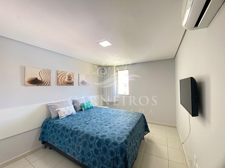Flat 1 Quarto no Carneiros Beach Resort (C19-E)
