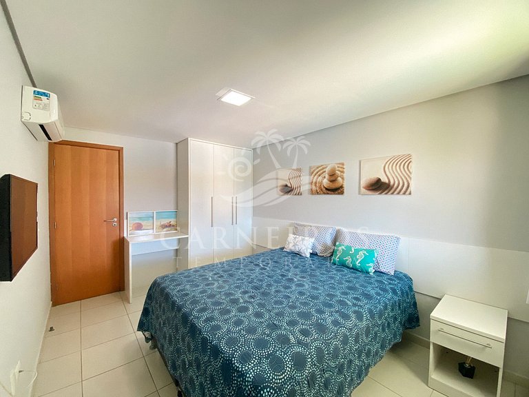 Flat 1 Quarto no Carneiros Beach Resort (C19-E)