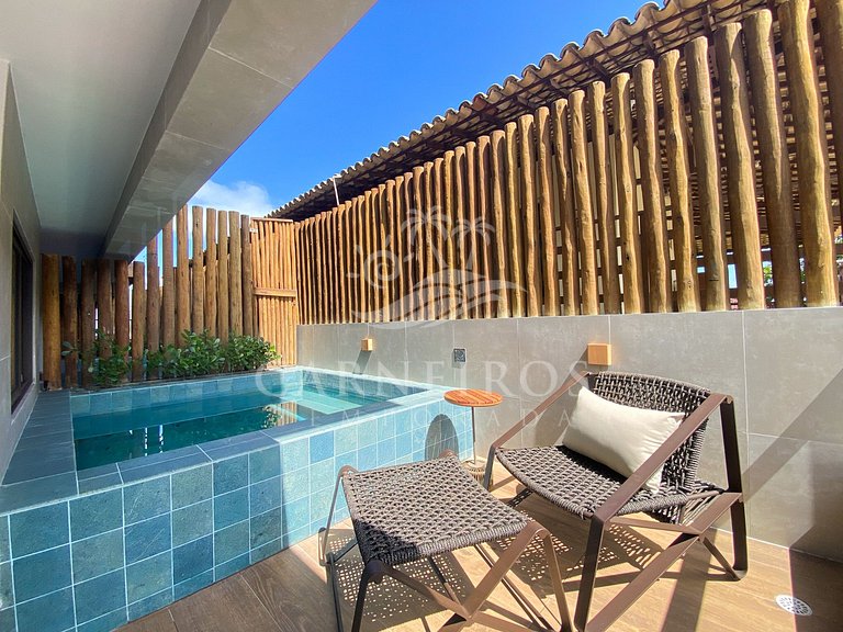 Flat 1 Quarto Piscina Privativa - Mirante de Porto (A2)