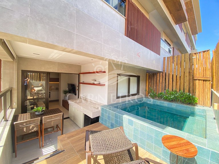 Flat 1 Quarto Piscina Privativa - Mirante de Porto (A2)
