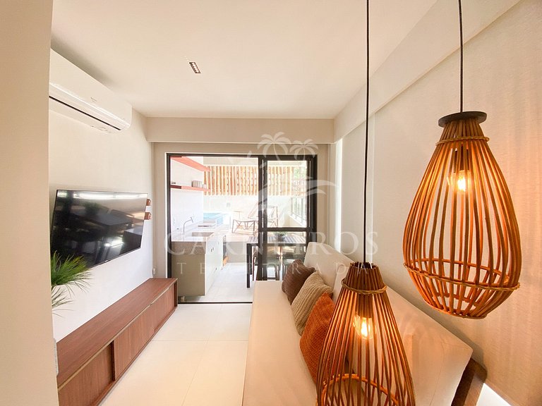 Flat 1 Quarto Piscina Privativa - Mirante de Porto (A2)