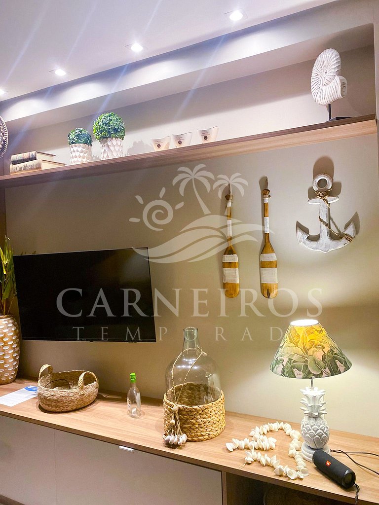 Flat 1 Quarto - Eco Resort Praia dos Carneiros (A21-1)