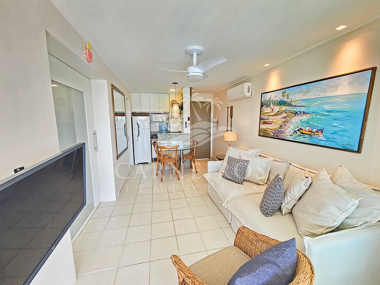 Flat 2 quartos - Beach Class Muro Alto (B303)