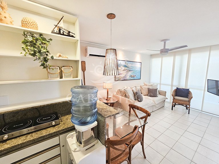 Flat 2 quartos - Beach Class Muro Alto (B303)