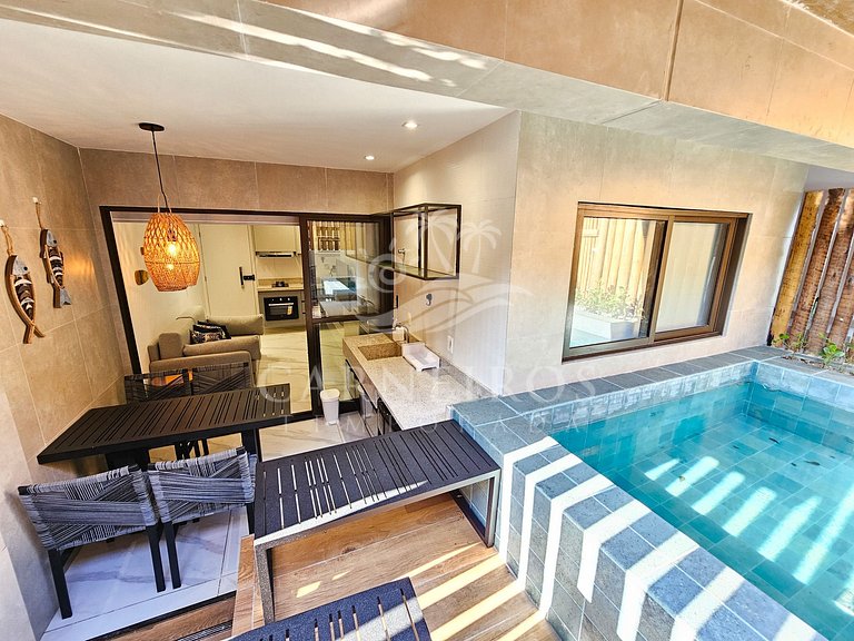 Flat com Piscina Privativa - Mirante de Porto (A0)