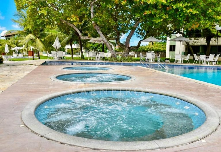 Flat 2 Quarto no Carneiros Beach Resort (B01-D)