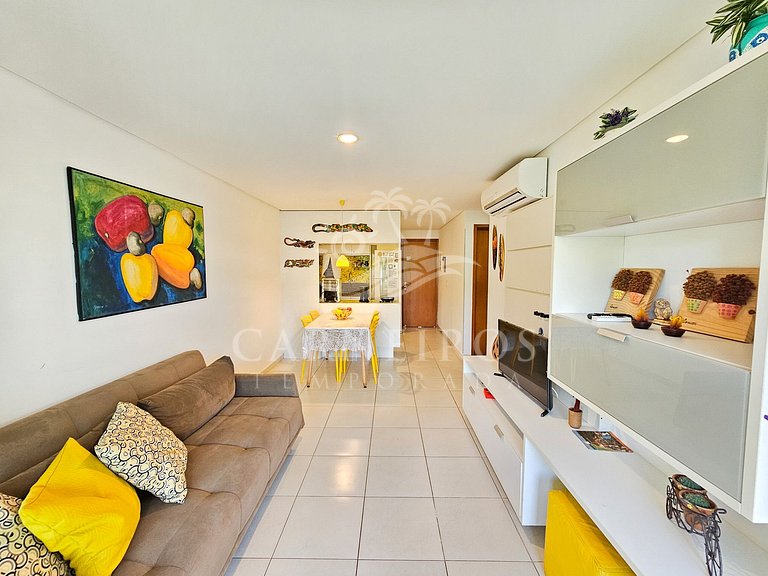 Flat 02 Quartos - Carneiros Beach Resort (B08-2)