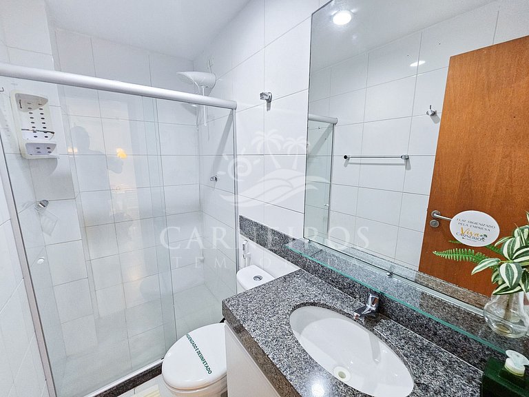Flat 02 Quartos - Carneiros Beach Resort (B08-2)