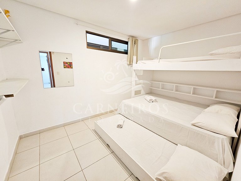 Flat 02 Quartos - Carneiros Beach Resort (B08-2)