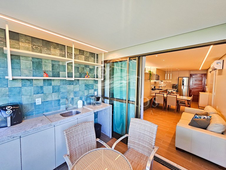 Flat 2 Quartos no Carneiros Beach Resort (A02-3)