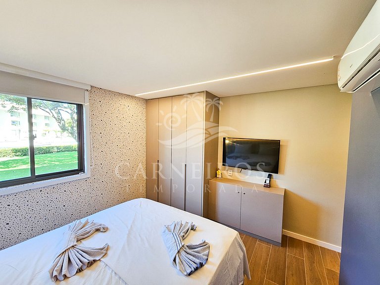 Flat 2 Quartos no Carneiros Beach Resort (A02-3)