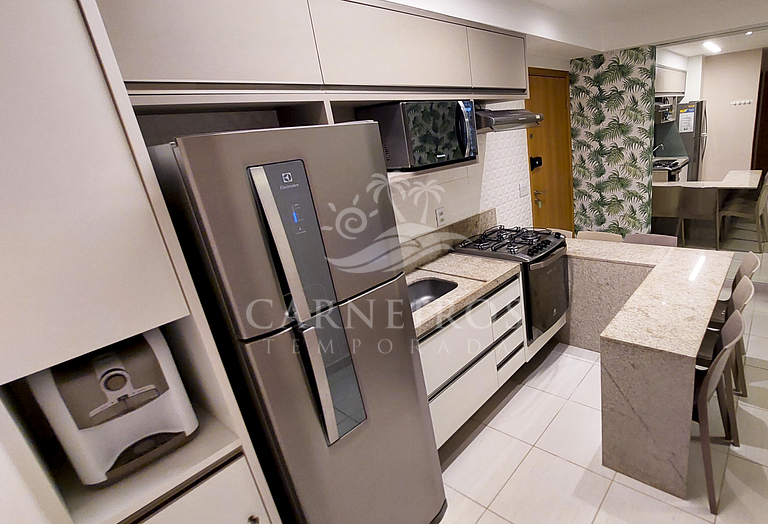 Flat 02 Quartos - Cupe Beach Living (B0D)