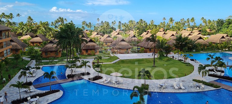 01 Quarto no Eco Resort Praia dos Carneiros - Ao lado da igr