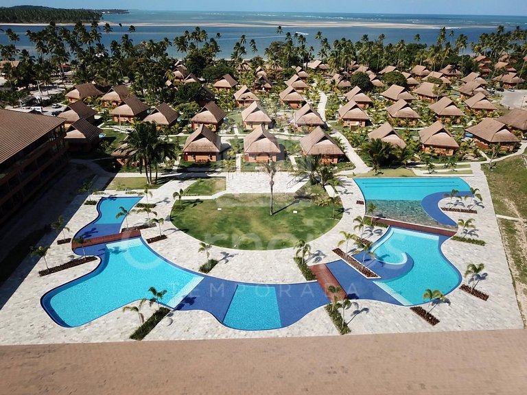 01 Quarto no Eco Resort Praia dos Carneiros - Ao lado da igr