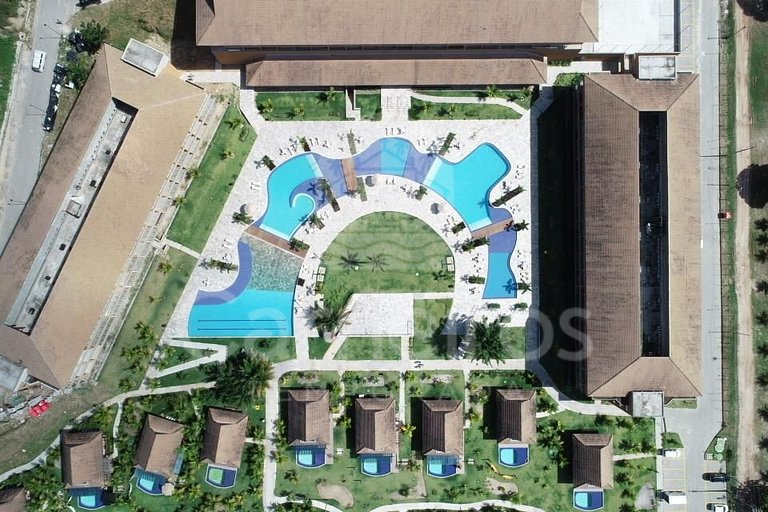 01 Quarto no Eco Resort Praia dos Carneiros - Ao lado da igr