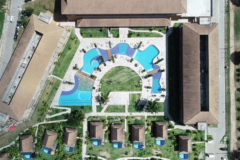 Flat 1 Quarto - Eco Resort Praia dos Carneiros (X07-1)
