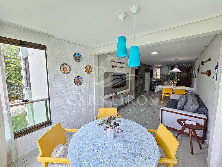 Flat Vista Piscina 02 Quartos - Carneiros Beach Resort (B01-