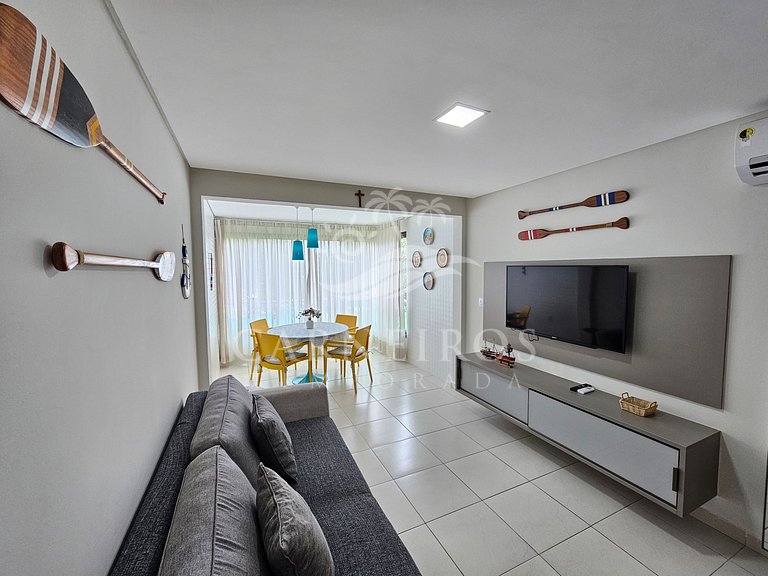 Flat Vista Piscina 02 Quartos - Carneiros Beach Resort (B01-