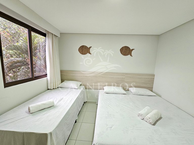 Flat Vista Piscina 02 Quartos - Carneiros Beach Resort (B01-
