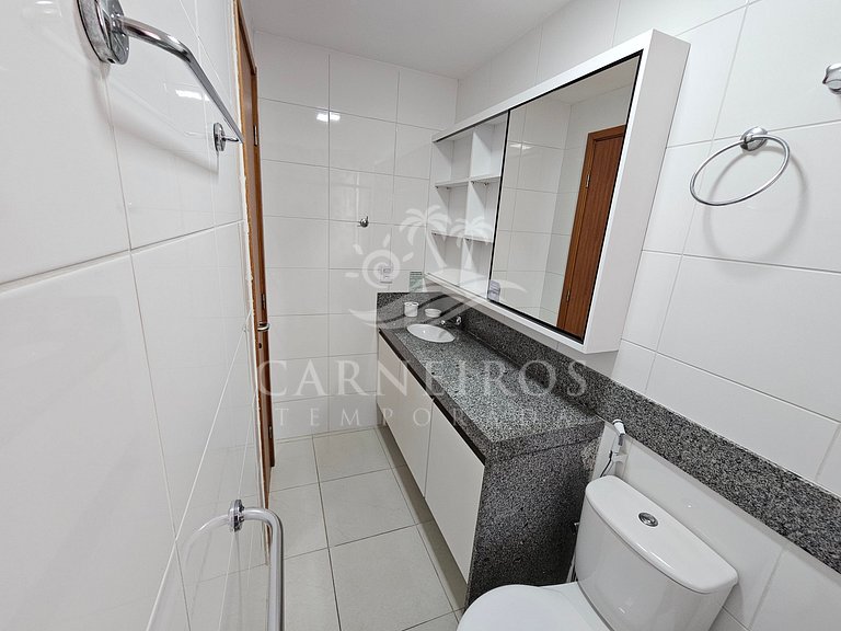Flat Vista Piscina 02 Quartos - Carneiros Beach Resort (B01-