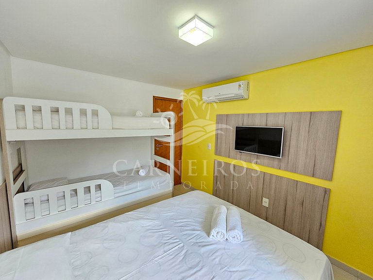 Flat 1 Quarto no Carneiros Beach Resort (A18-4)