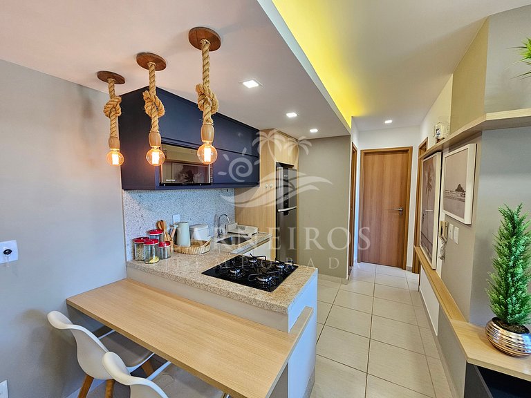 Flat 2 Quartos no Cupe Beach Living (A03)